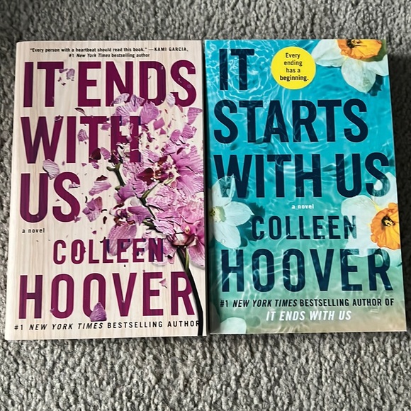 It ends with us and It starts with us by colleen hoover - Picture 1 of 1